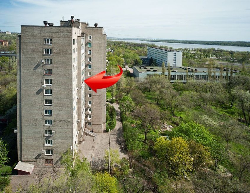 1к Квартира посуточно. Мед. университет Козак-Палац. Вид на Днепр - фото 5
